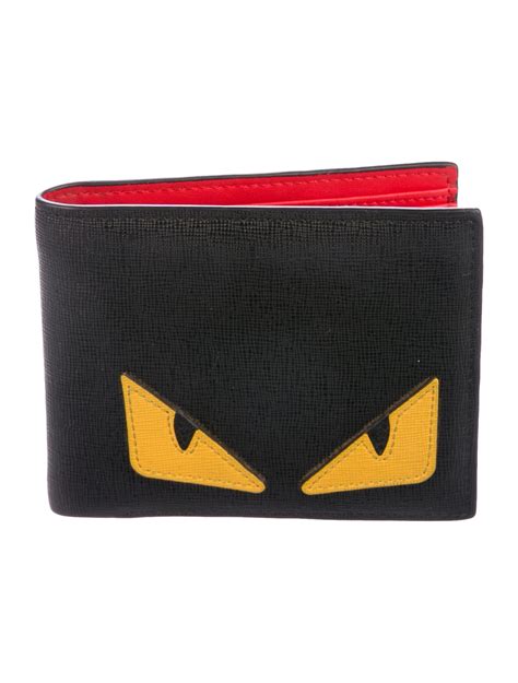 fendi leather bifold wallet|Fendi billfold wallet.